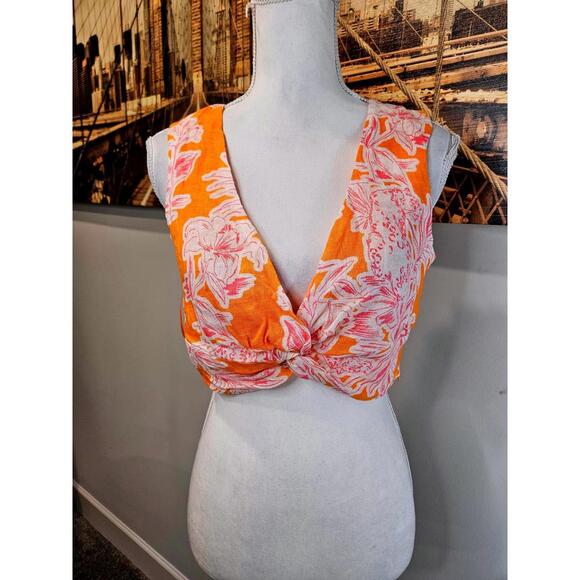 C&C California Tops - Nwt C&C California Vibrant Floral Twist Top